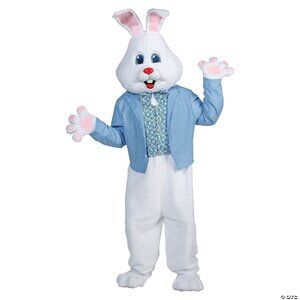 Morris Costumes MC26 Adult Easter Bunny with Jacket & Vest Blue - BRAND NEW